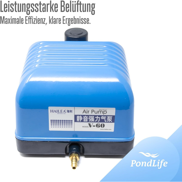Набір аерації для ставка Pondlife V-60 – потужний комплект: розподільник повітря, аераційні камені, шланг