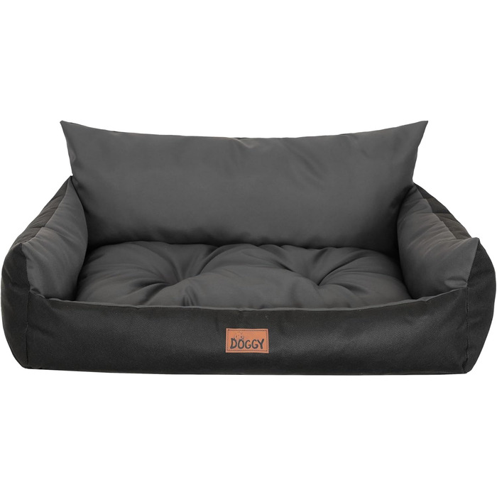 Крісло-ліжко для собак - Doggy Hundebett, XXL (106x80 см, графіт)