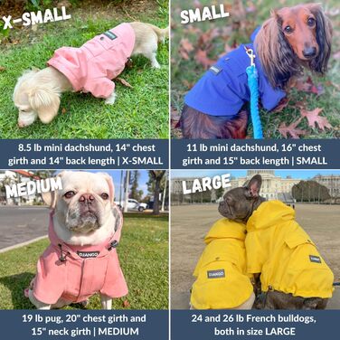 Водонепроникна куртка для собак DJANGO Highland, оливковий, розмір M, з капюшоном та отвором для шлейки