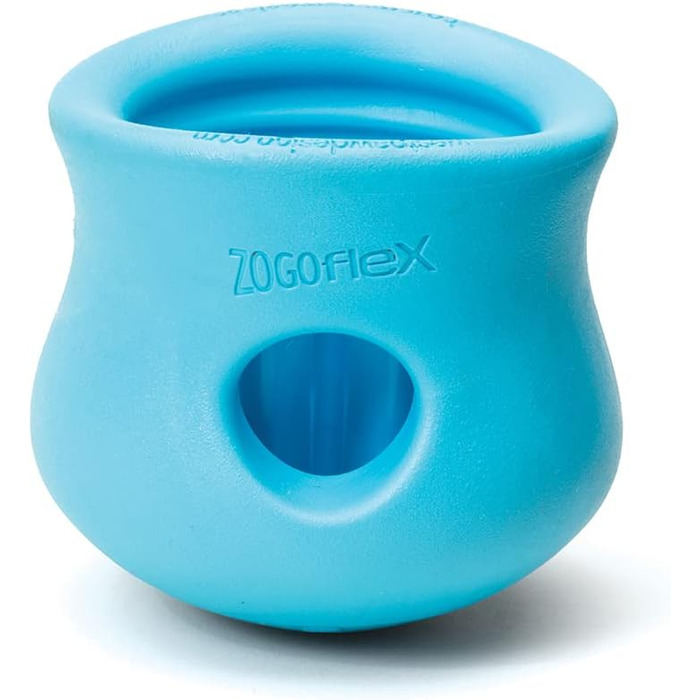 Інтерактивна іграшка для собак WEST PAW Zogoflex Toppl XL – головоломка для ласощів, для середнього жування, апортування та фетчингу, тримає сухий корм та смаколики