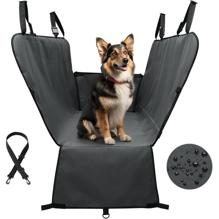 Захист для багажника автомобіля Navaris для собак - захист краю вантажного відсіку, чохол для заднього сидіння, ковдра для собак в авто, водовідштовхувальний, легко чиститься, пластик