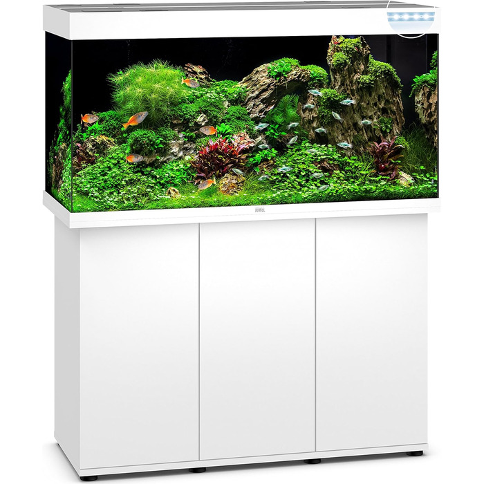 Акваріум Juwel Rio 350 LED з тумбою, білий