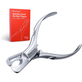 Ножиці для обрізання кігтів котам та дрібним собакам HomeRunPet, з нержавіючої сталі, професійні, безпечні, з антиковзними ручками