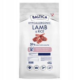 Сухий корм для собак BALTICA NUTRACEUTIC з ягнятиною та рисом Hipo XS/S, 12 кг