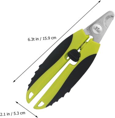 Професійний кусачки для обрізання кігтів собак та котів Sosoport (2 шт.) з нержавіючої сталі, безпечні, ергономічні та довговічні