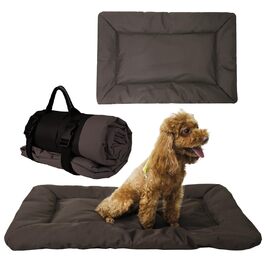 Водонепроникний килимок для собак, ортопедичний лежак для собак, великий та середній розмір (колір: коричневий)