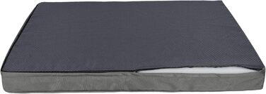 Підвищення для собак у автомобіль, вантажівка або позашляховик - м'яке крісло з подушкою та високими бортиками, зручний матеріал та надійні ремені, чорний колір, розмір 53x48x35 см