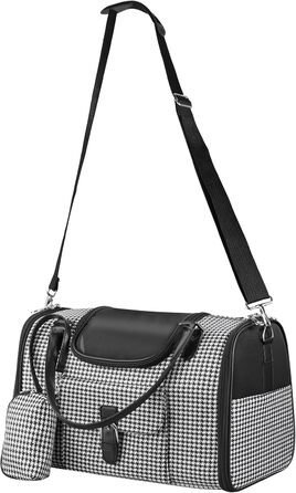 Транспортна сумка для собак та котів TAIKURA, переноска для тварин, дихаюча, з плечовим ременем та кишенями, до 5 кг (40x26x20 см)