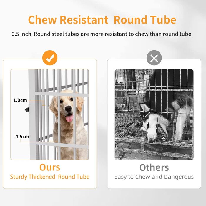 Клітка для собак BingoPaw XXL: сучасний шафка-будка для великих собак 120x77x81.5 см з приставним столиком та висувним піддоном