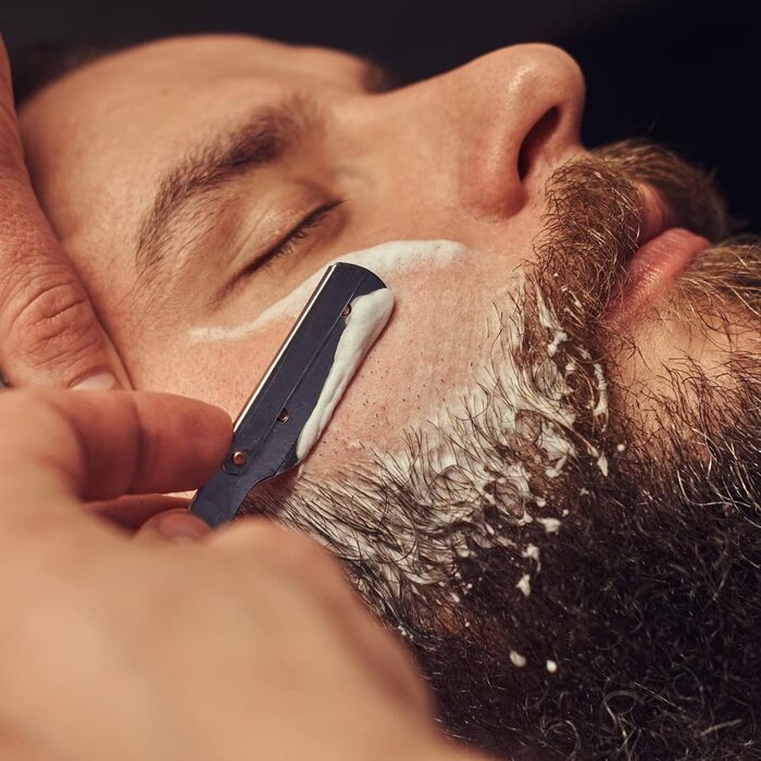 Професійний набір перукарських ножиць для стрижки та філірування: 11 штук, золото (оранжево-чорний)