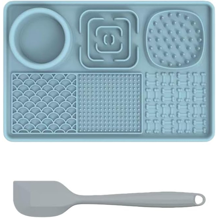 Миска для собак WANGSHUO для повільного годування, інтерактивна миска-головоломка, антиковзаюча, 30х20 см