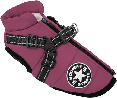 Тепла зимова куртка для собак та котів, розмір XXL (5.4-9.5 кг), фіолетовий