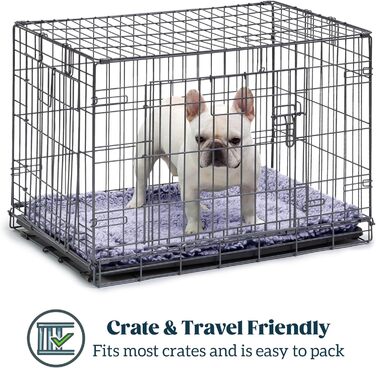 Міцне ліжко для собак Toutwool - стійке до кусання, 3XL, 58x41x5 см, для маленьких порід, Jacaranda