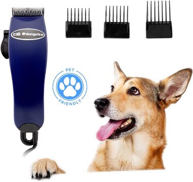 Машинка для стрижки собак Orbegozo CTP 5050, нержавіюча сталь, регульована довжина стрижки, набір у кейсі, 12 Вт