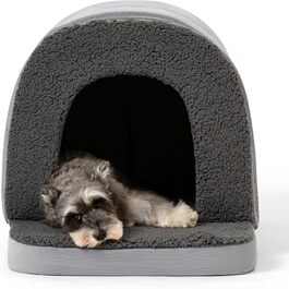 Ортопедичне собаче ліжко Pelzin - будиночок для собак з піною типу 