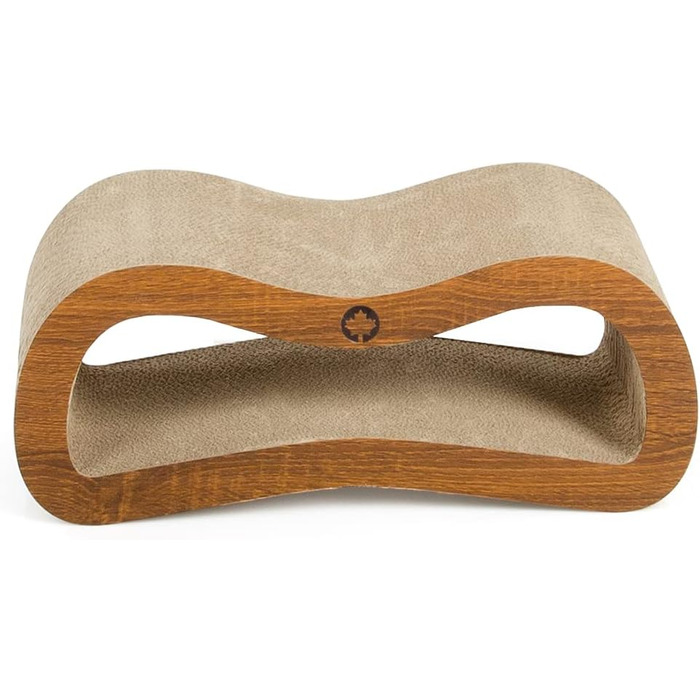 Крязовий борд Orbit Petite для котів | Дерево, крязовий картон, котяча м'ята | 45 x 18 x 23 см