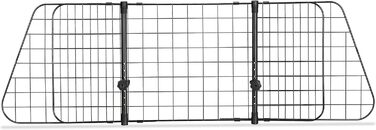 Сітка для собак у машину Relaxdays, універсальна, регульована ширина, чорна, 40 x 92-157 см