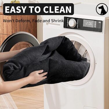 Міцне собаче ліжко HOMBYS: неруйнівне, ортопедичне, водонепроникне, чорне, 50,8 x 61 x 12,7 см