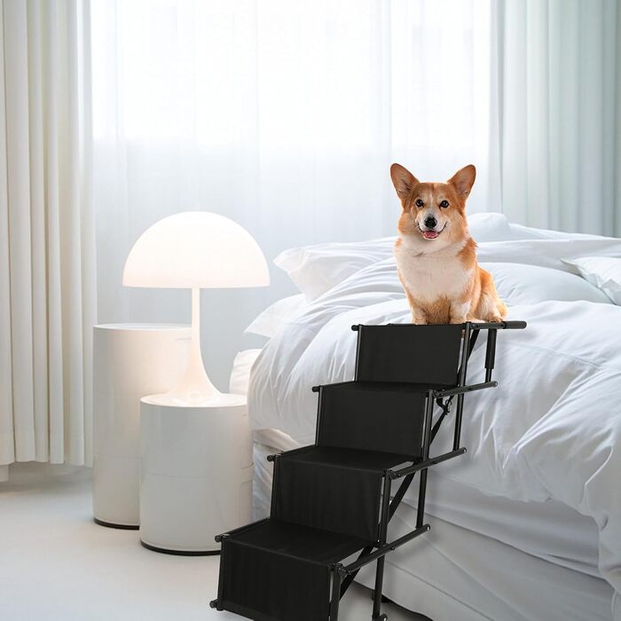 Рампа для собак у машину, складна, чорна, до 75 кг