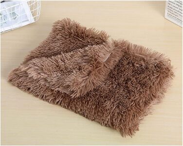 М'яка та зручна ковдра для котів та собак CuiGrün (56x36 см, світло-коричнева)