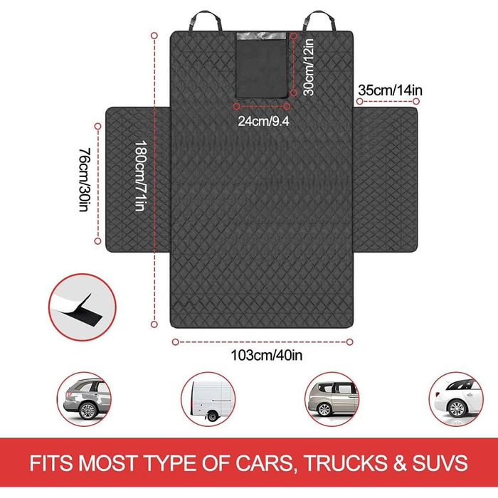 Захист для багажника автомобіля для Jeep Renegade BU/Hybrid (2015-2024) - вологостійкий, збоку захищений, від подряпин, міцний