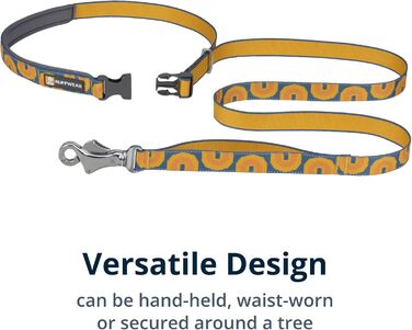 Повідок для собак RUFFWEAR Crag, 1.8 м, світловідбивний, універсальний, легкий, зручний для прогулянок, колір Canyon Oxbow