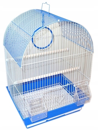 Клітка для птахів JulkoZoo прямокутна, 34,5x28x48 см, з 1ю дверцятами