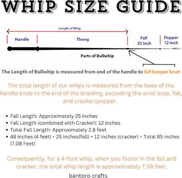 Плетена батіг з натуральної шкіри кенгуру, 1,2-7,3 м, 16 плетінь, для професійного використання