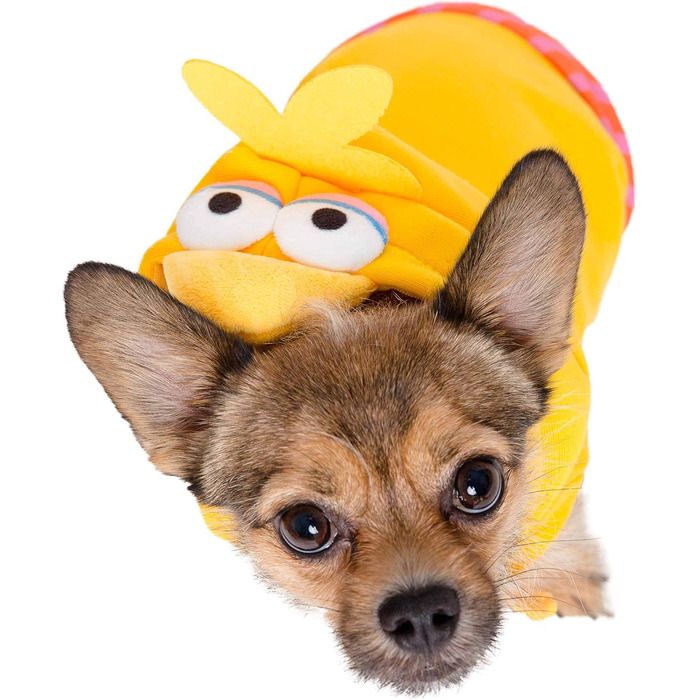 Худі для собак Pet Krewe Sesastraße Big Bird, розміри S, L, XL – карнавальний костюм для собак, ідеально для Хелловіну, вечірок, фотосесій, подарунок для собачників