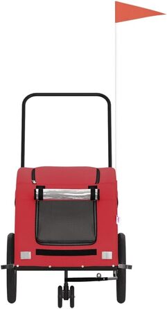 Причіп для велосипеда Oxford, для собак, червоний. Причіп вантажний, ручний візок, вантажний велосипедний причіп - 93985