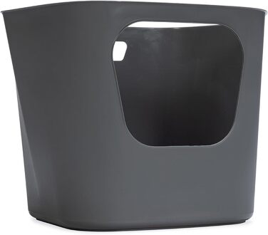 Karlie Katzentoilette Lotus Eco L - сірий лоток для котів з еко-матеріалу (54,4 x 43,9 x 40,5 см)