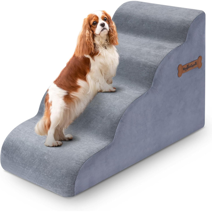 Сходинки для собак 5-ступеневі, 60 см - зручні сходи для тварин на диван та ліжко, антиковзкі, для маленьких собак та котів