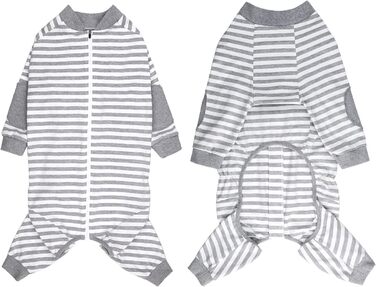 Піжама для собак BT Bear, плюшевий комбінезон для собак середнього та великого розміру, зручна, м'яка, дихаюча, на блискавці