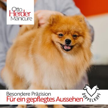 Ножиці для грумінгу собак Otto Herder, 16,5 см, професійні, нержавіюча сталь, з мікрозубцями