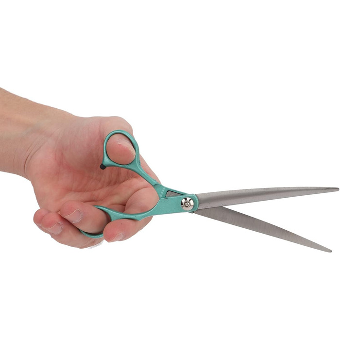 Набір професійних ножиць для грумінгу собак та котів, 17.8 см, зелений