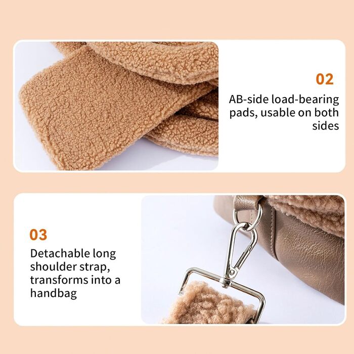 Переноска для собак – м'яка сумка-переноска для маленьких собак, легка та портативна переноска для домашніх тварин, дозволена авіакомпаніями, з сіткою для вентиляції та плечовим ременем, коричнева