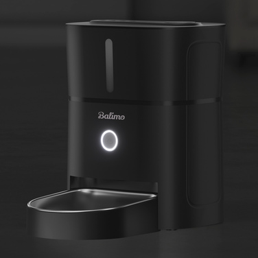 Автоматична годівниця Balimo для котів та собак з нічним підсвічуванням, чорна, 3 л