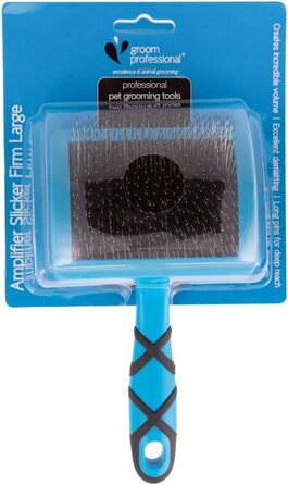 GROOM PROFESSIONAL Щітка для собак Feste Drahtbürste - Щітка для збільшення об'єму шерсті та розчісування, розплутування, 2-в-1