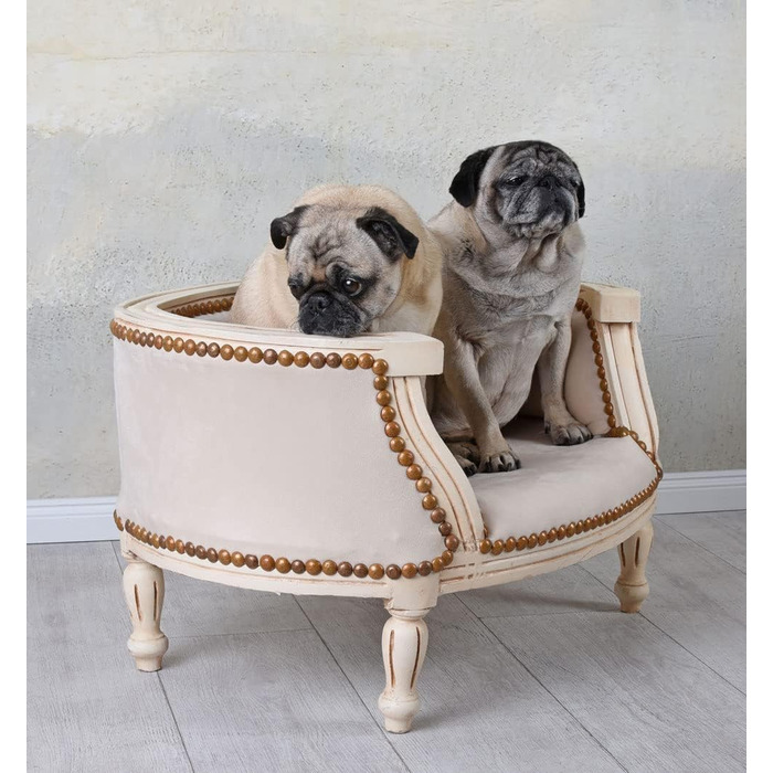 Диван для собак та котів, лежанка для собак, котячий лежак, банкетка, ліжко для собак та котів, диван, стиль барокко, Palazzo Exklusiv