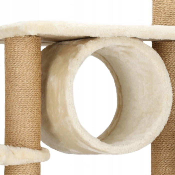 Високий ігровий комплекс для котів Springos 101: дряпачка, лежанка та стовпчик (160 см)