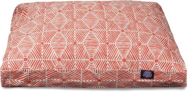 Ліжко для домашніх тварин Majestic Pet Charlie Salmon, велике, прямокутне, 127 x 107 x 13 см, лососево-рожевий