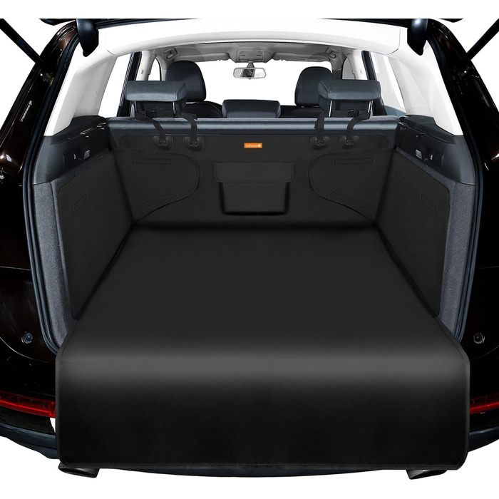 Захисна килимок у багажник для собак Lydonberg, універсальний, неслизький, водонепроникний, для заднього сидіння, міцний, можна прати, для подорожей в авто, вантажівці, SUV (чорний)