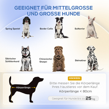 PawHut Dog Sofa Pet Диван для великих собак Піднесений дизайн з дерев'яними ніжками, темно-сірий, зручний і стильний