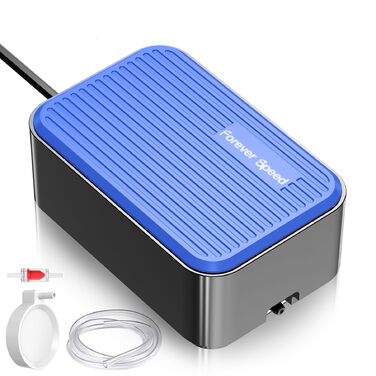 Повітряний компресор для акваріума Forever Speed Leise 2W, 120л/год, надтихий (до 30дБ) з одинарним виходом, для збільшення кисню