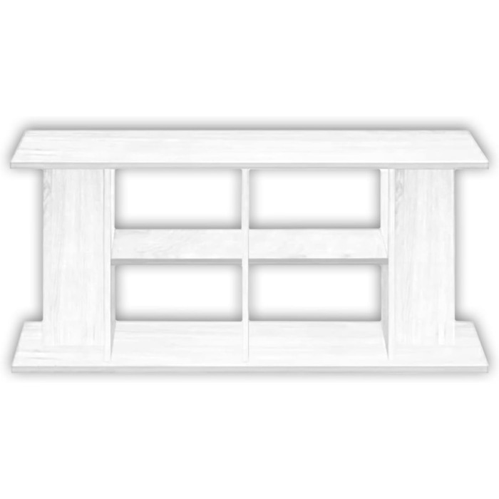 ZooPaul Тумба для акваріума 120x40x60 см біла, масивна шафа для тераріуму