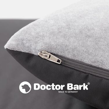 М'яке ліжко для собак великих порід Doctor Bark GreenLabel - ліжко-подушка, зелений колір, велике (L), знімний чохол, легко миється