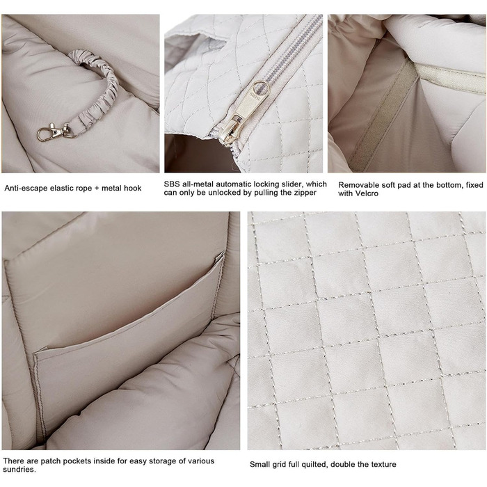 Сумка-переноска для маленьких собак та котів, бавовна, легка зимова переноска з кишенями для цуценят та кошенят