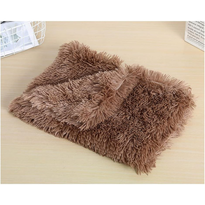 М'яка та зручна ковдра для котів та собак CuiGrün (56x36 см, світло-коричнева)