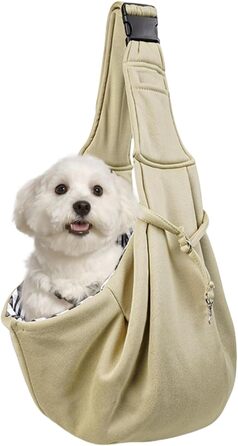 Сумка-переноска для собак та котів Dtaigou - дихаюча, для прогулянок та активного відпочинку, хакі