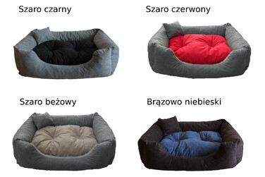 Водонепроникне лежак-ліжко для великих собак XXL, м'який коврик 100x80